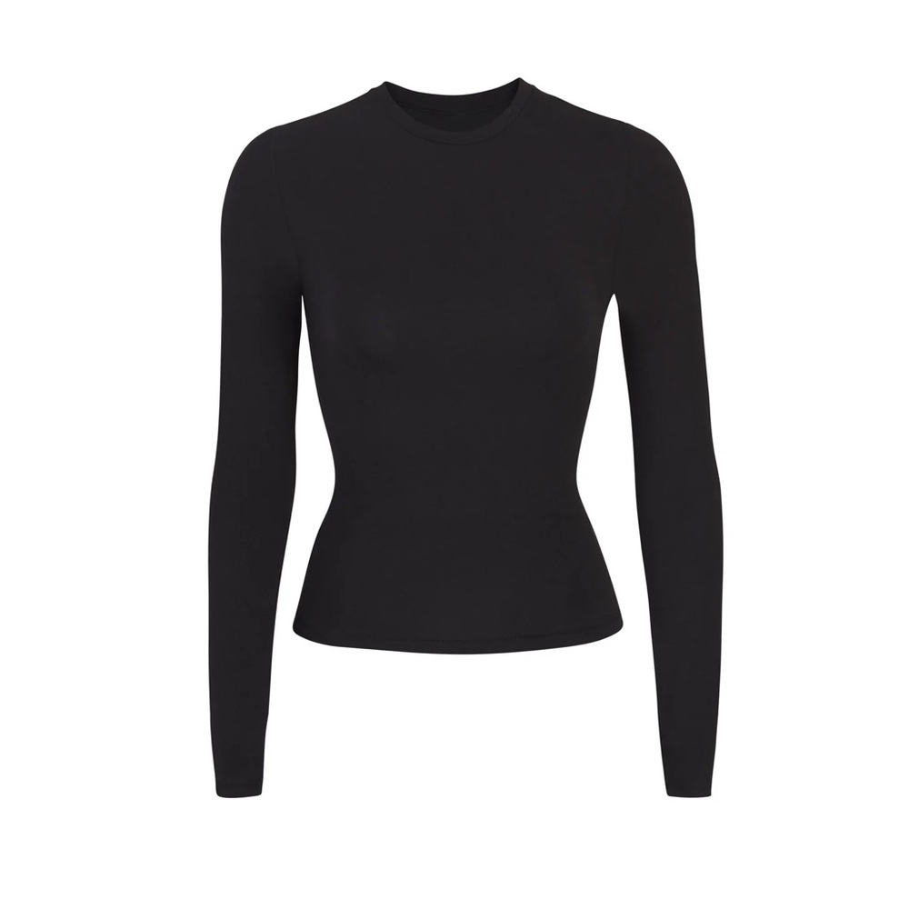 SKIMS Cotton Jersey Long Sleeve T-Shirt
